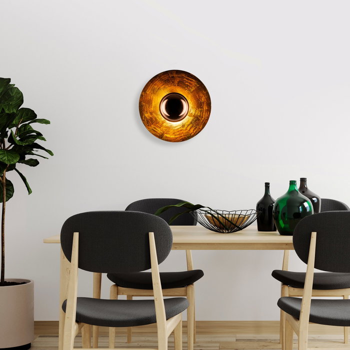 Opviq Kurt - 13351 Lámpara de pared de metal color cobre